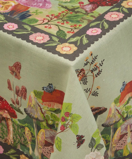 Avenida Tablecloth - Mushroom 1.5m x 3m