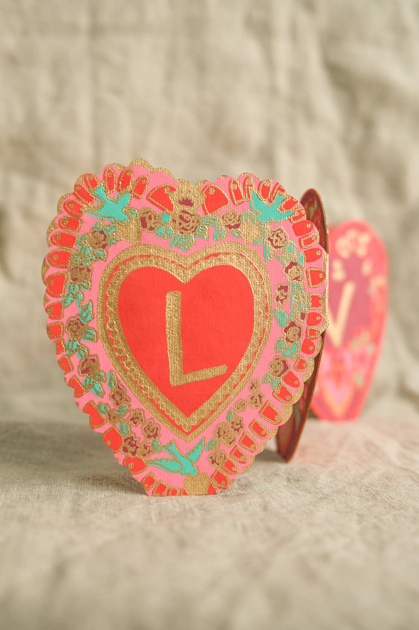 Love Concertina Greeting Card large c5