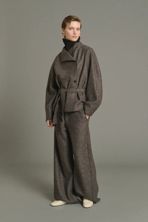 NEW / Gibson Barrel Trouser - Taupe Marl