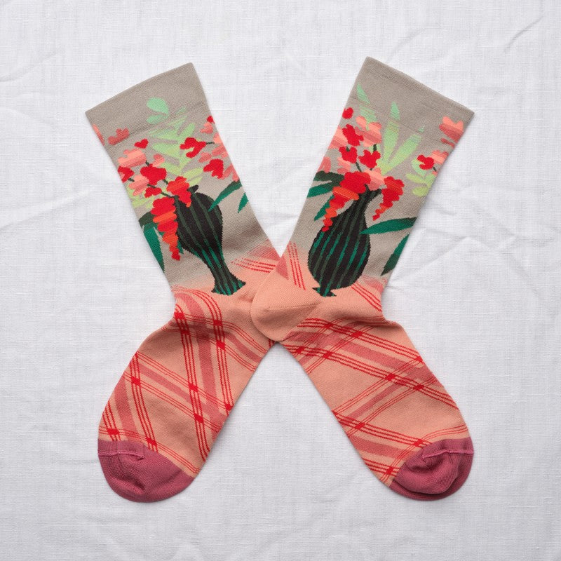 Floral Vase Socks