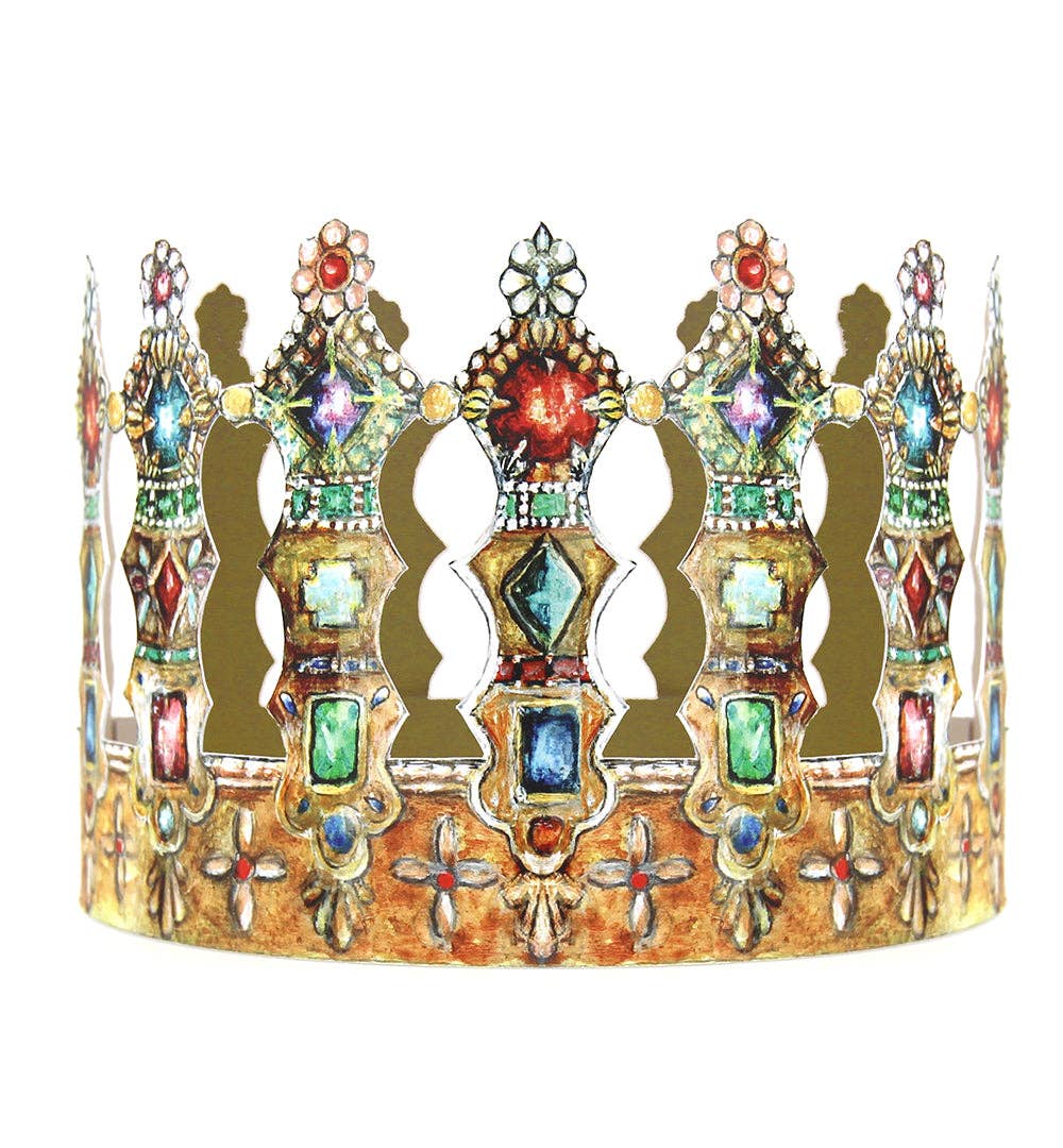 Adult Paper Crowns - Jewels