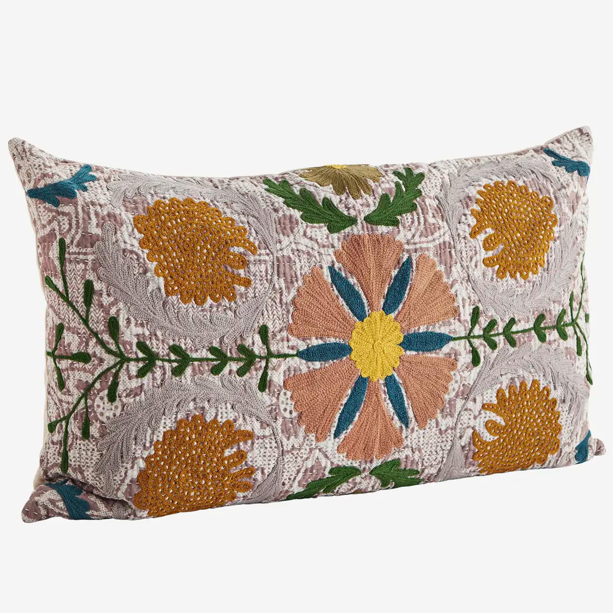 Embroidered Cushion Cover - Suzani Floral