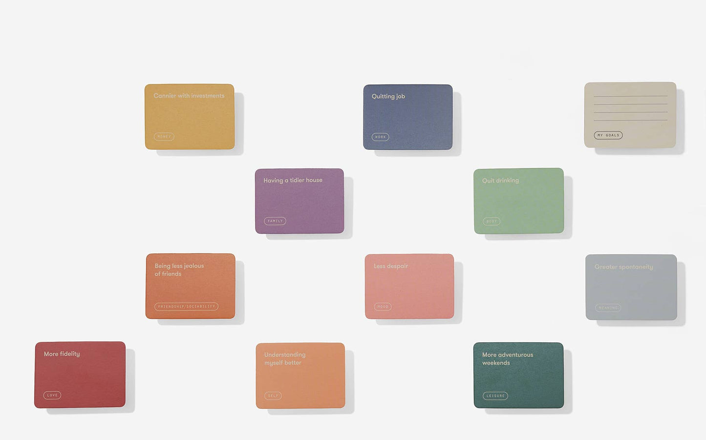 What Do I Really Want To Achieve? Goal Setting Cards