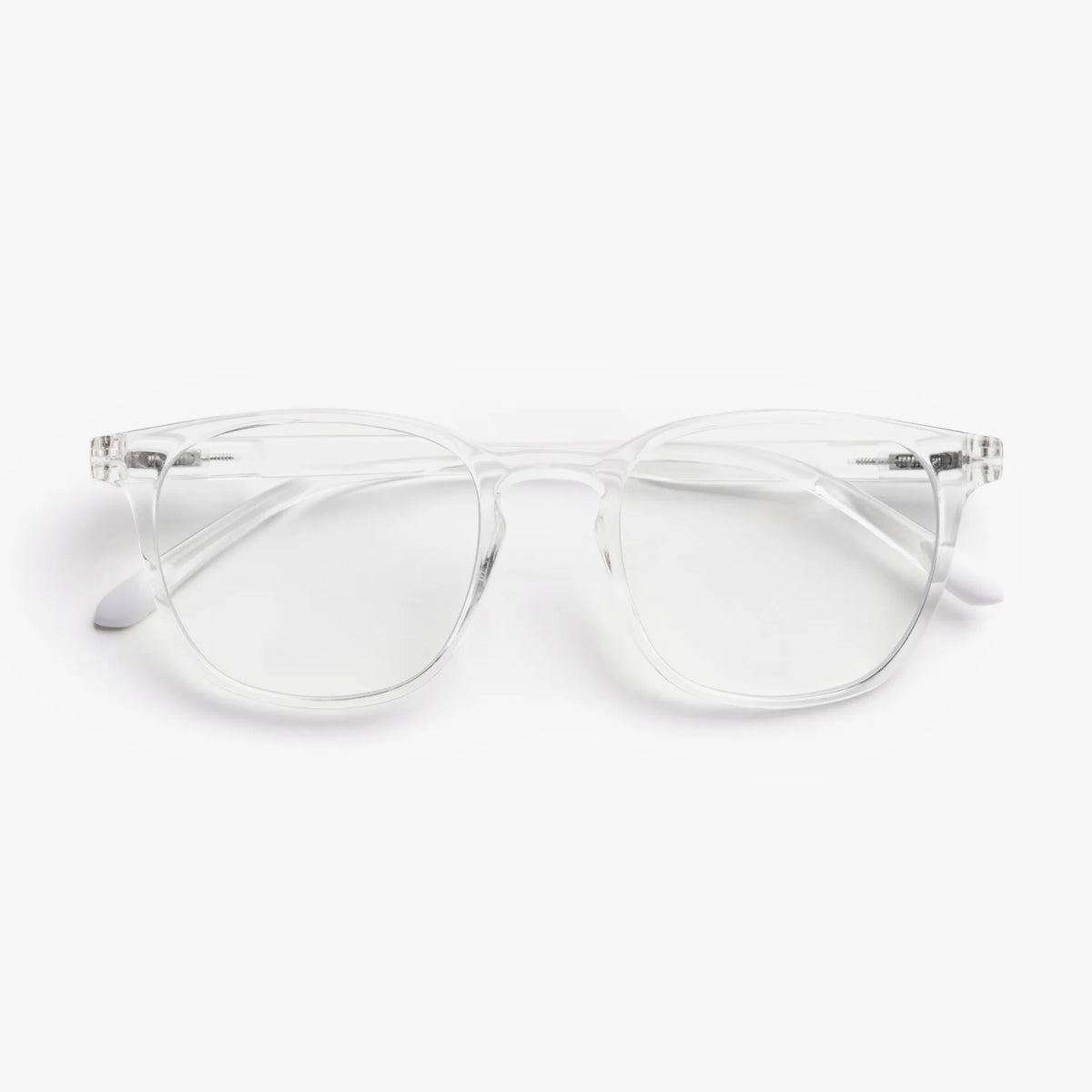 Dalston / Blue Light Glasses - Glossy Crystal