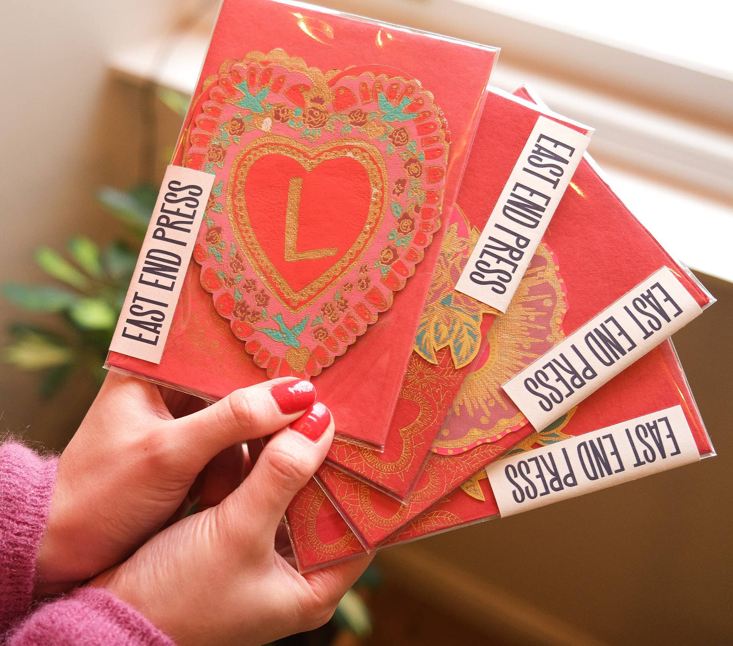 Love Concertina Greeting Card large c5