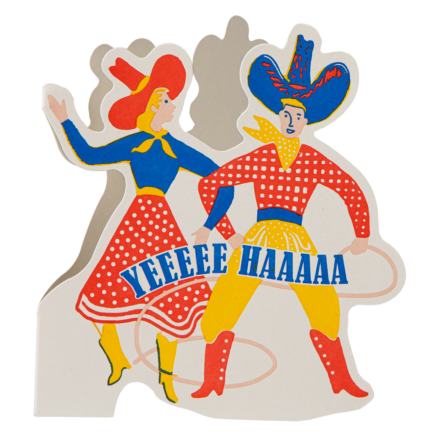 Yee Haa Couple - Greeting Card