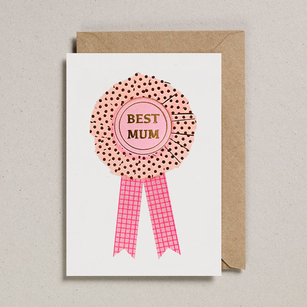 Riso Mum #2 Rosette - Greeting Card