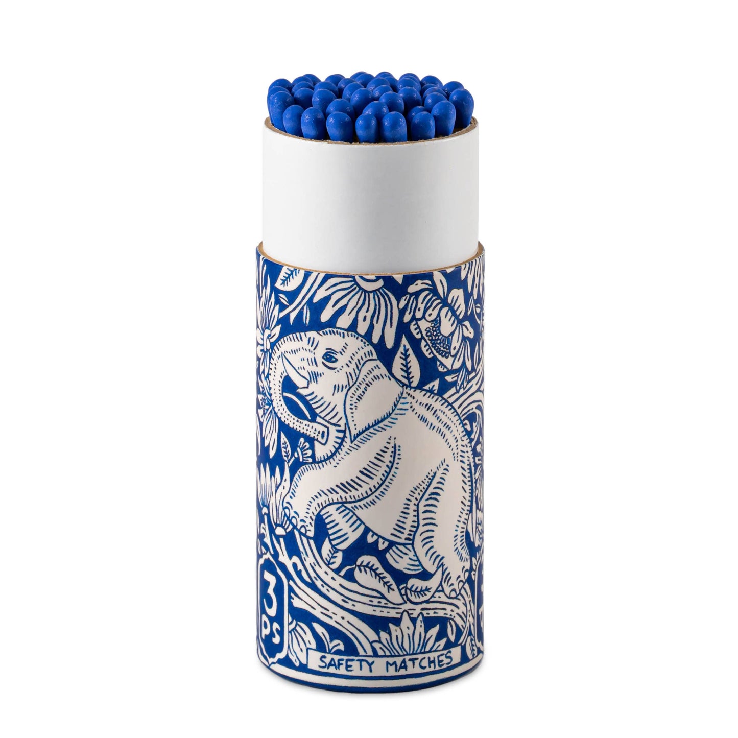 Cylinder Matchbox - Elephant Stamp