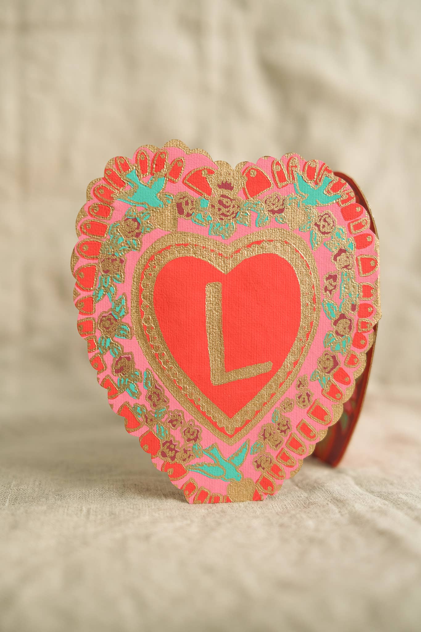 Love Concertina Greeting Card large c5