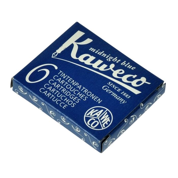 Kaweco Midnight Blue Ink Cartridges - Pack of Six
