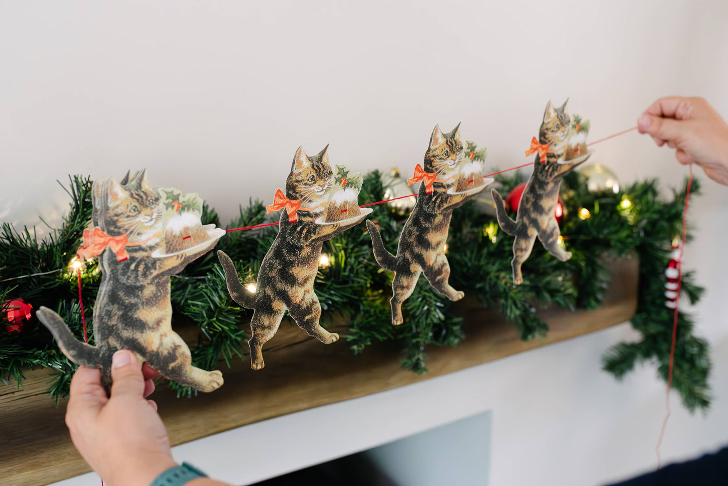 Christmas Cat Garland