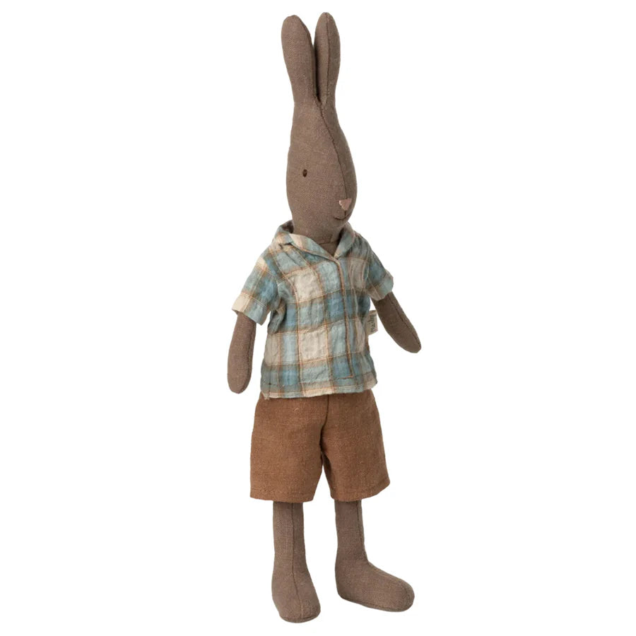Rabbit Size 2 - Brown in Shirt and Shorts