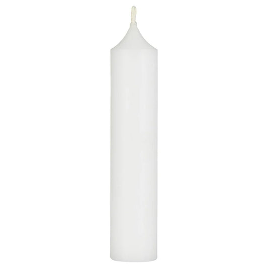 Short White Dinner Candle