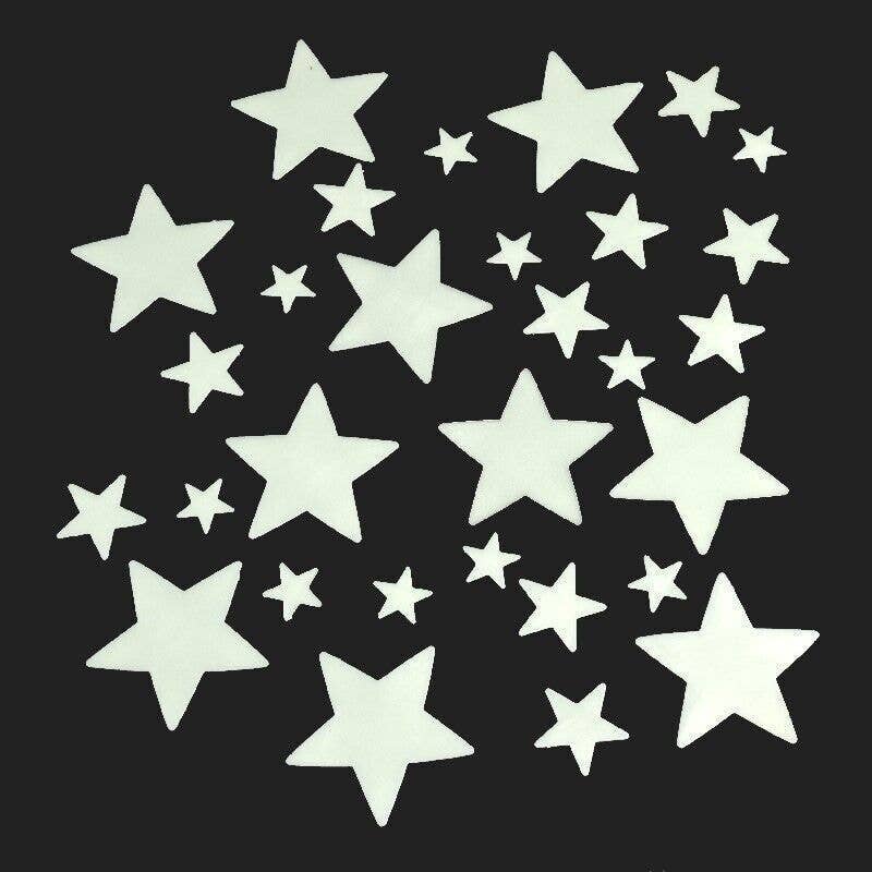Glow In The Dark Stars - Box of 30