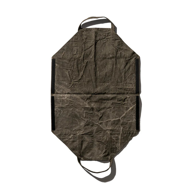 Vintage Canvas Firewood Carrier