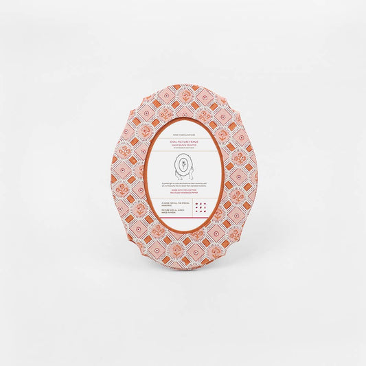 Spring Orange - Oval Picture Frame