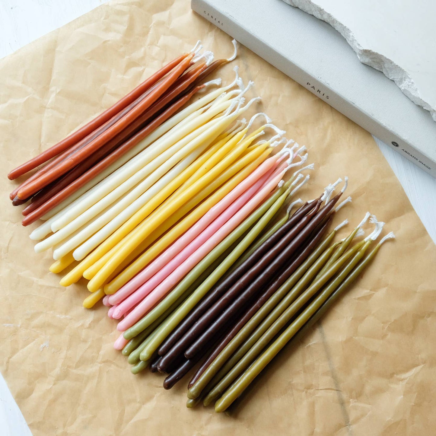 Birthday Beeswax Candles set of 15