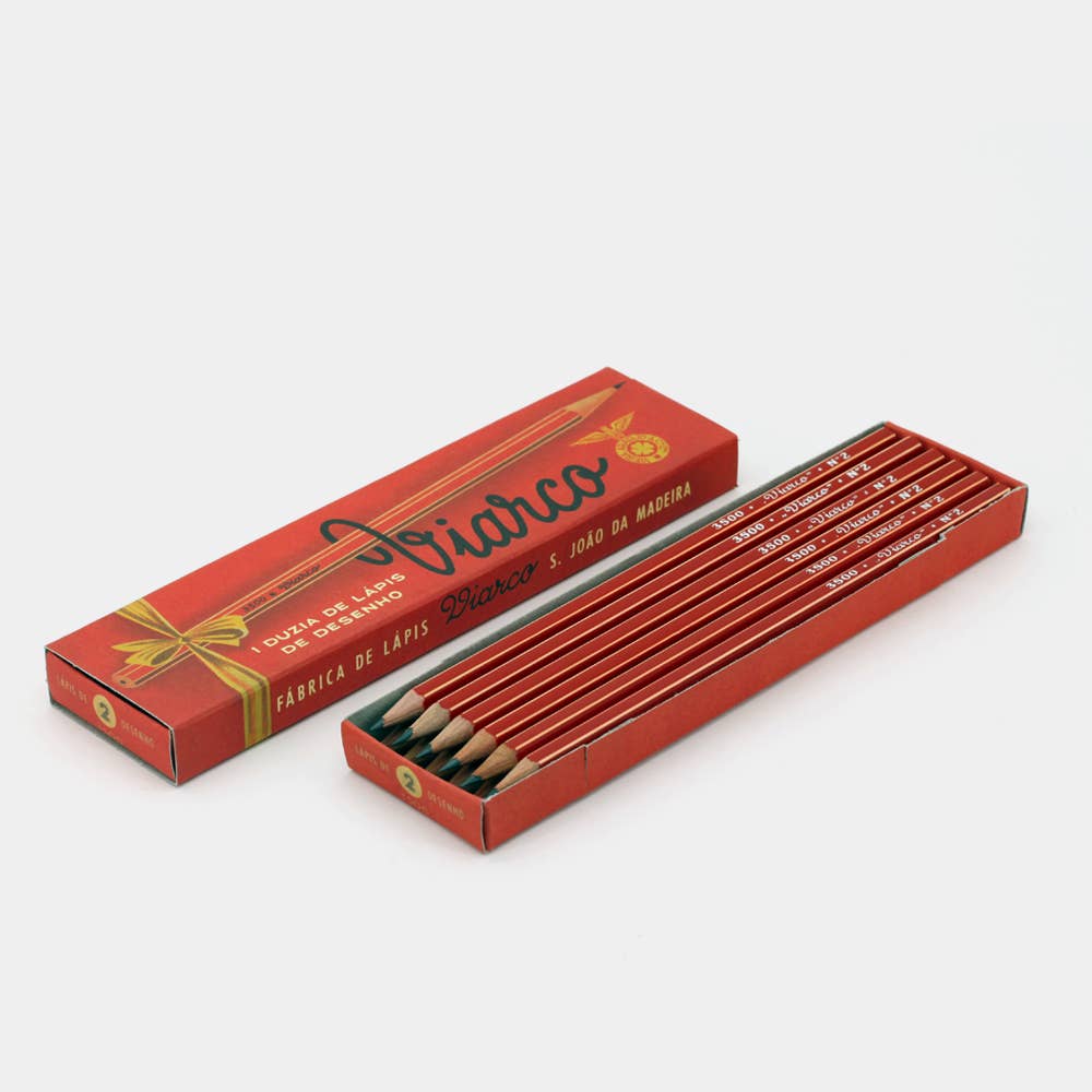 Viarco Vintage Pencil Set of 12 - Red Box
