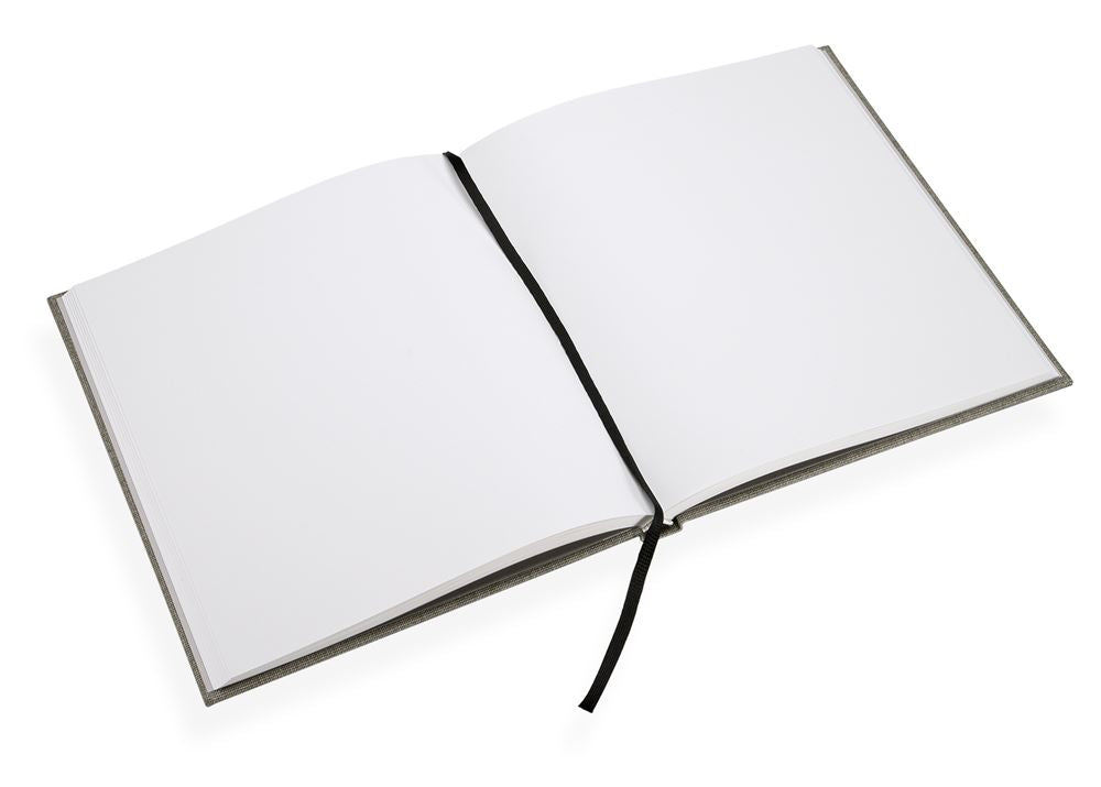 Pebble Grey Hardcover Notebook - 170 x 200mm