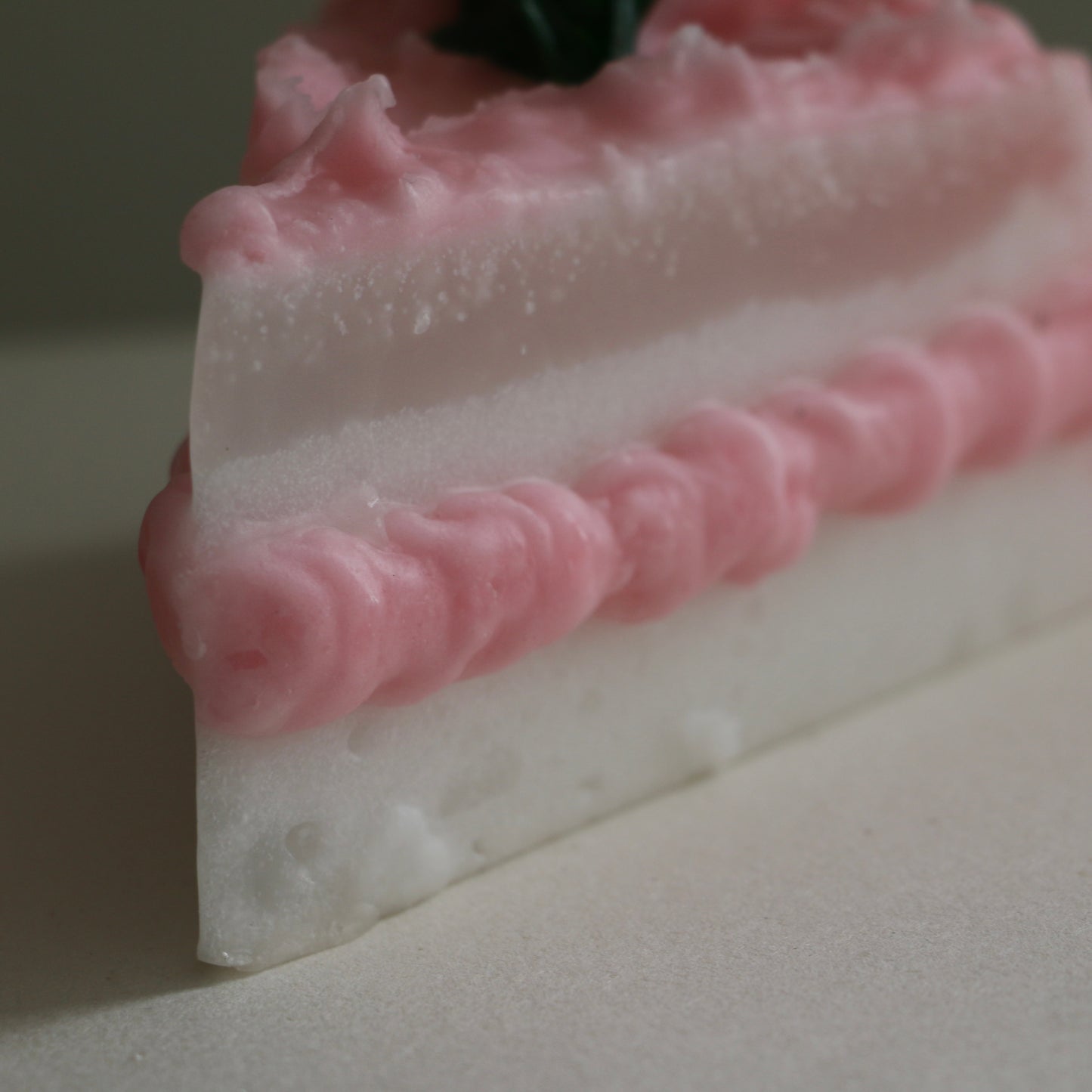 Cake Slice Wax Candle
