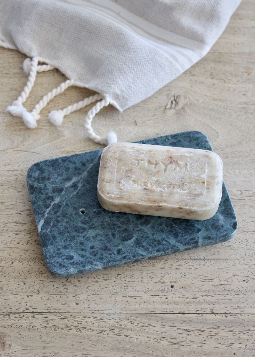 Green Marble Soap Dish