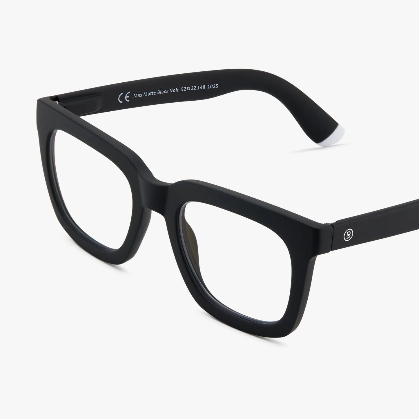 Max / Blue Light Glasses - Matte Black Noir