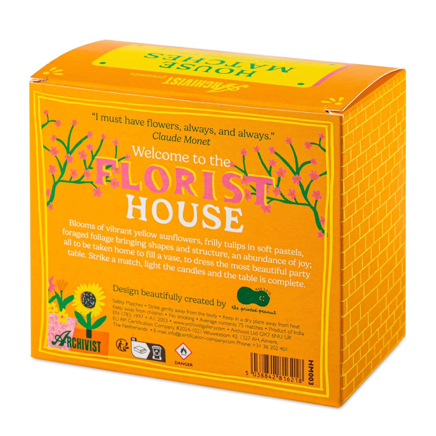 House Matchboxes - The Florist