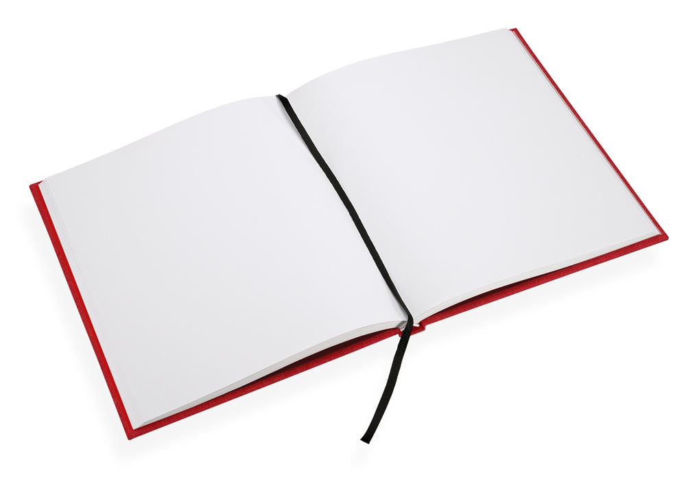 Ruby Red Hardcover Notebook - 170 x 200mm