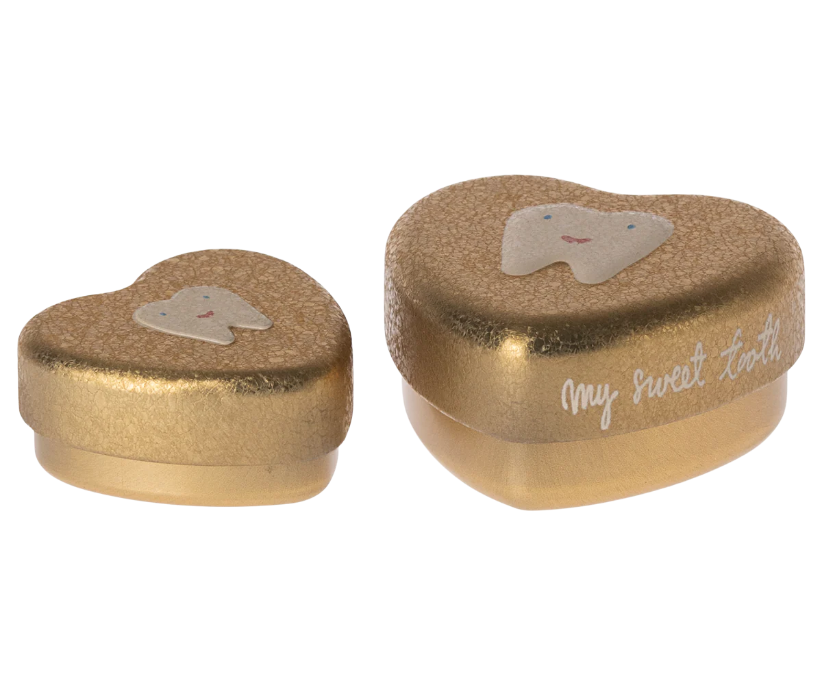 Maileg Tooth Box Set - Gold