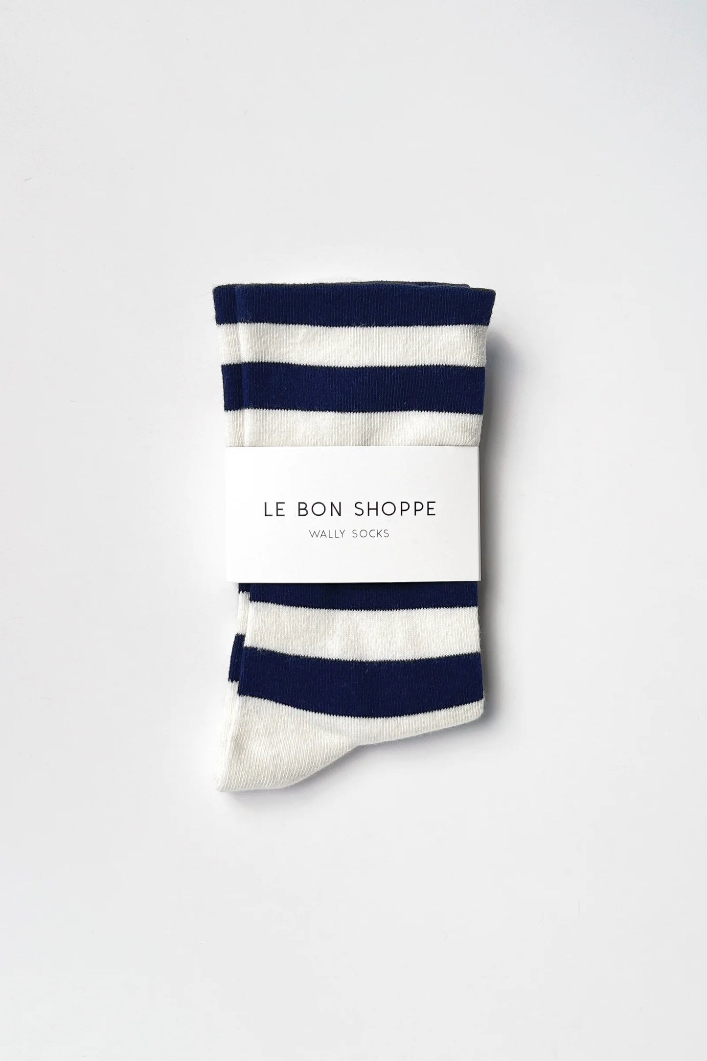 Wally Sock - White / Navy
