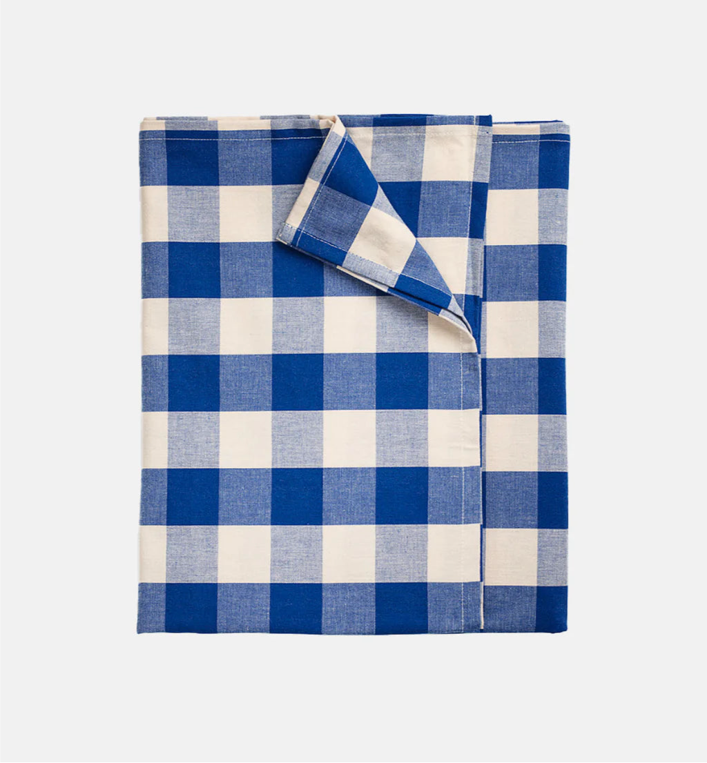 Check tablecloth Bell