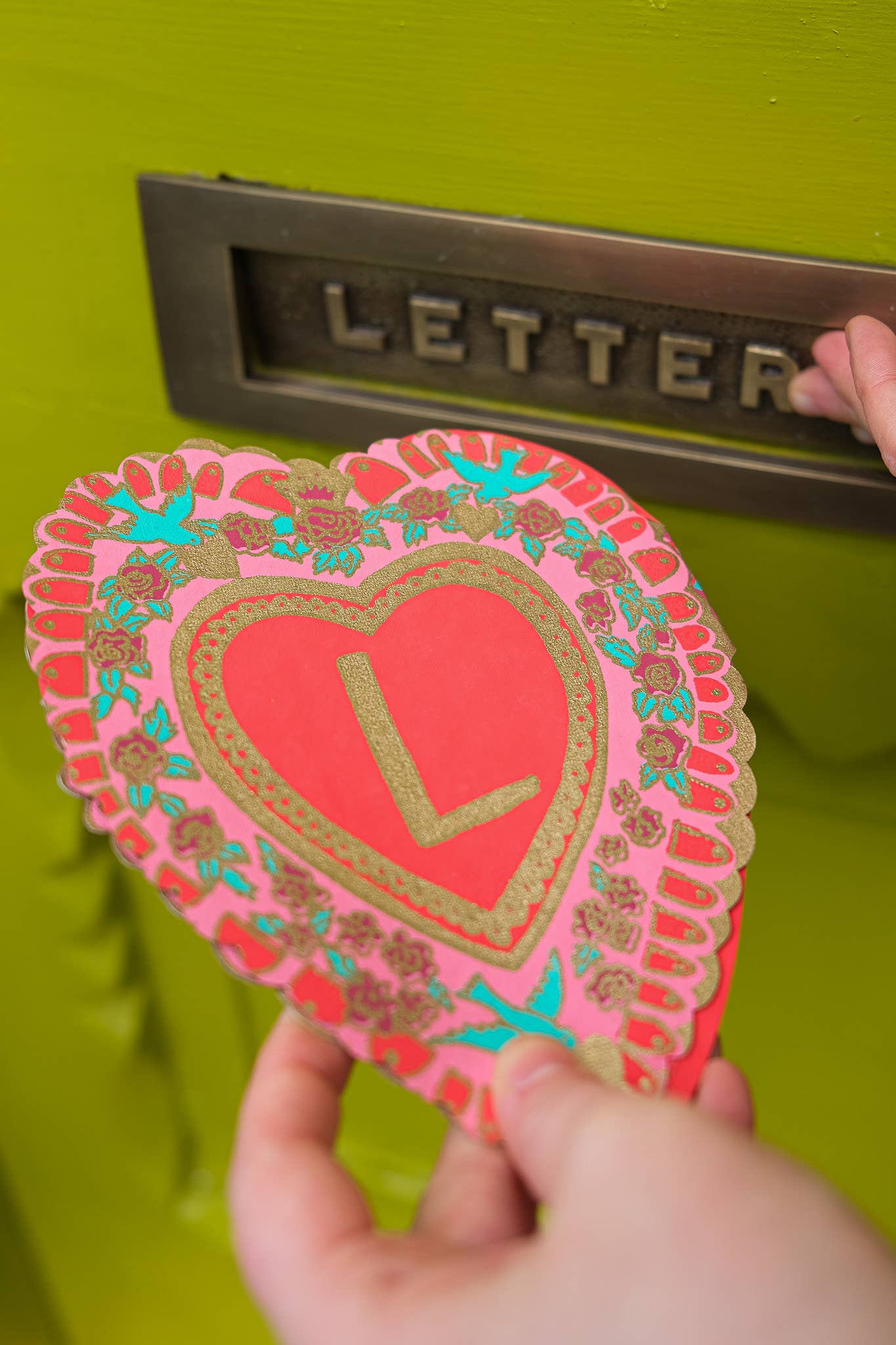 Love Concertina Greeting Card large c5