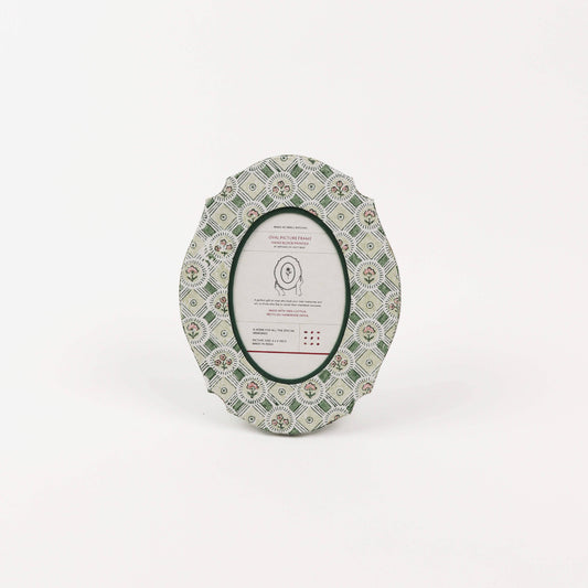 Spring Green - Oval Picture Frame
