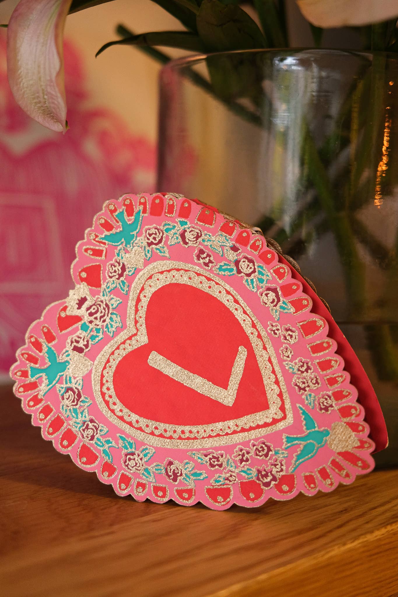 Love Concertina Greeting Card large c5