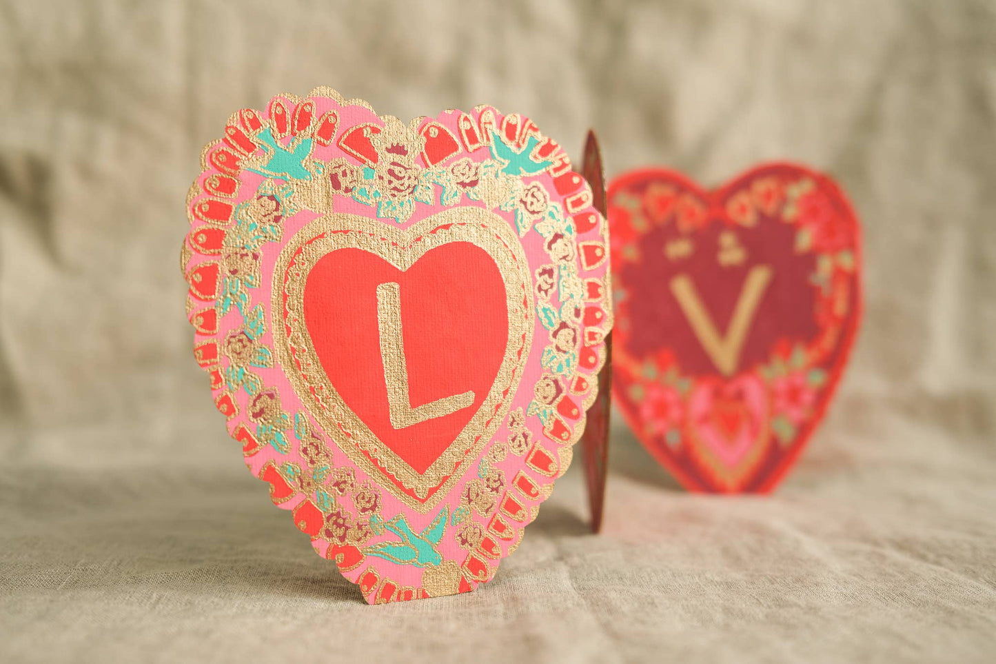 Love Concertina Greeting Card large c5