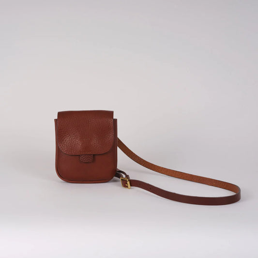 Half Orbed Tab Bag - Chestnut
