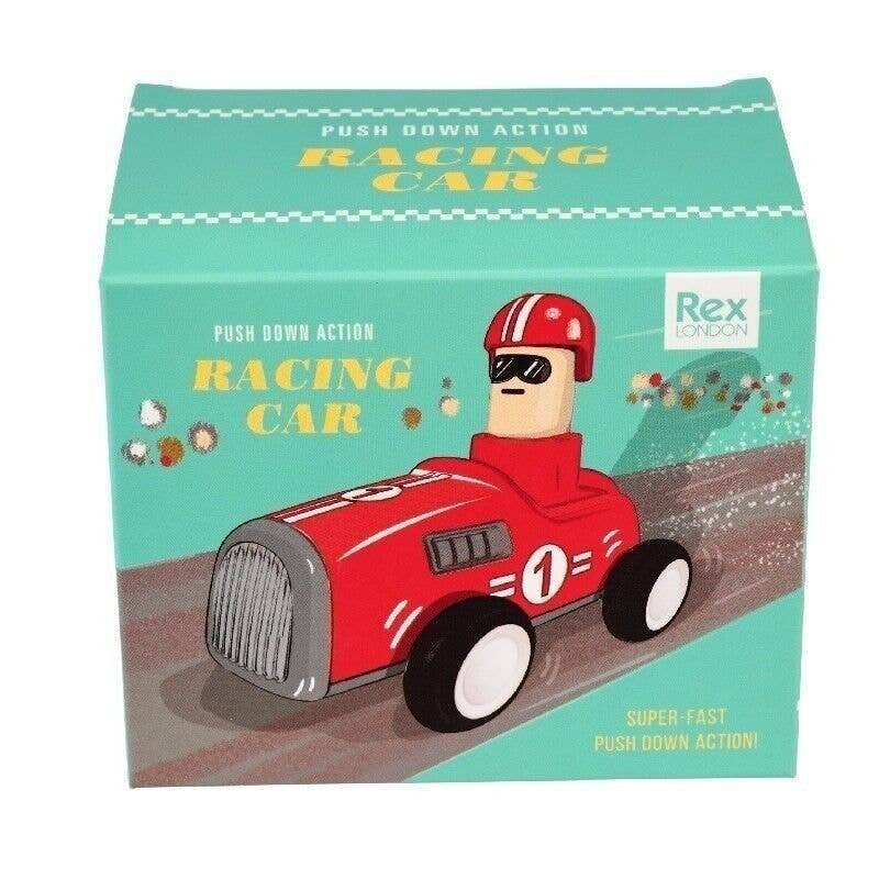 Push Down Action Racing Car - Red
