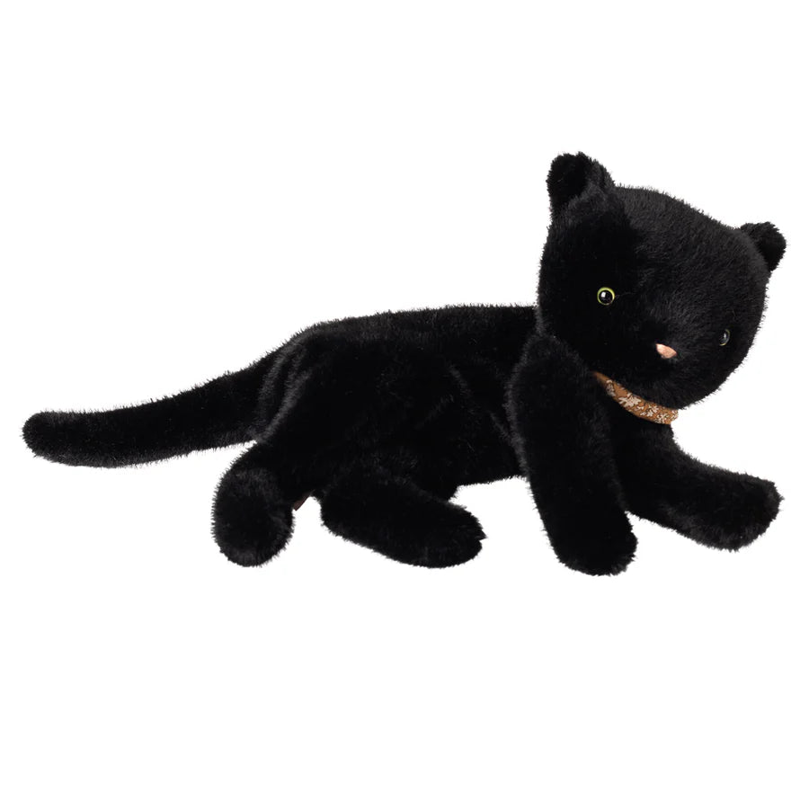 Sleepy black Kitten - Medium