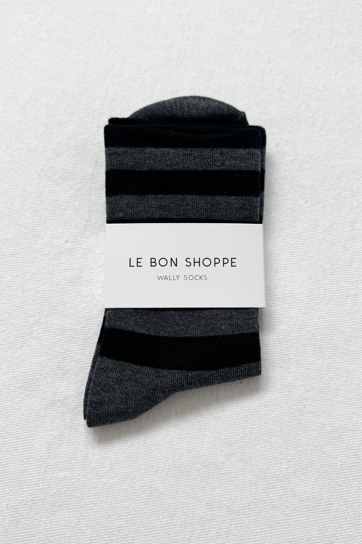 Wally Sock - Charcoal / Black