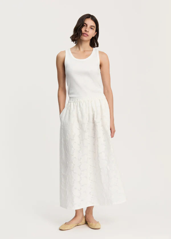 Skirt Laceflower - White