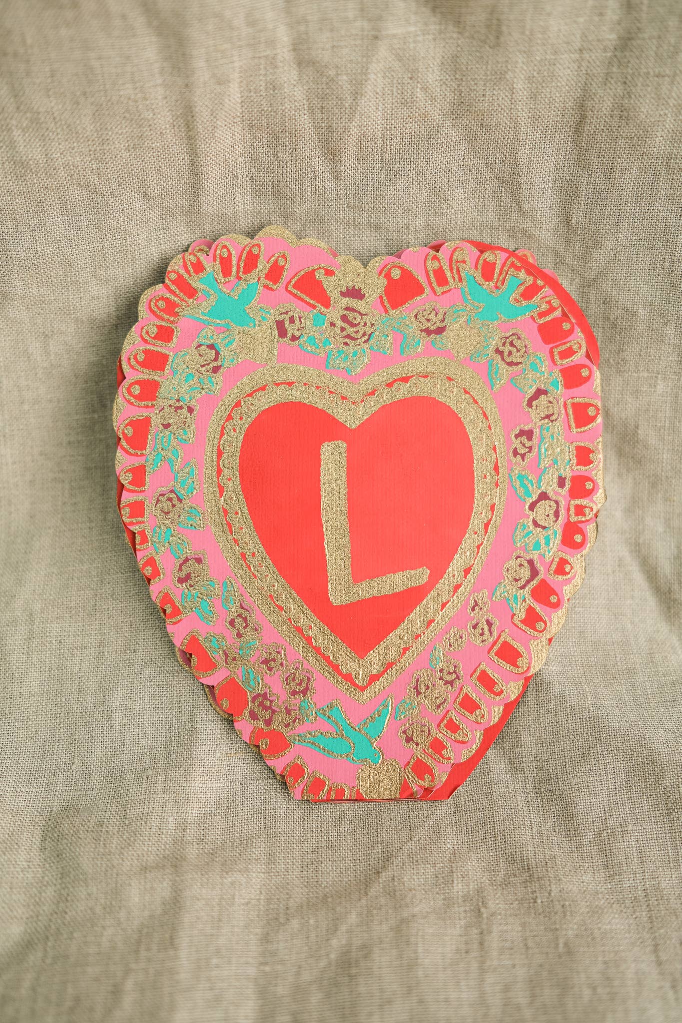 Love Concertina Greeting Card large c5