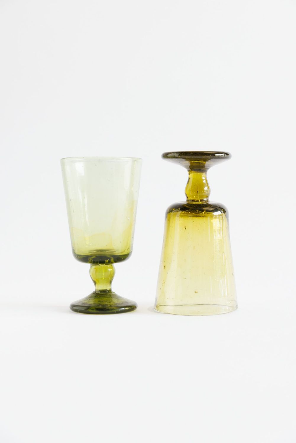 Salaheddin Straight Stemmed Glass - Olive