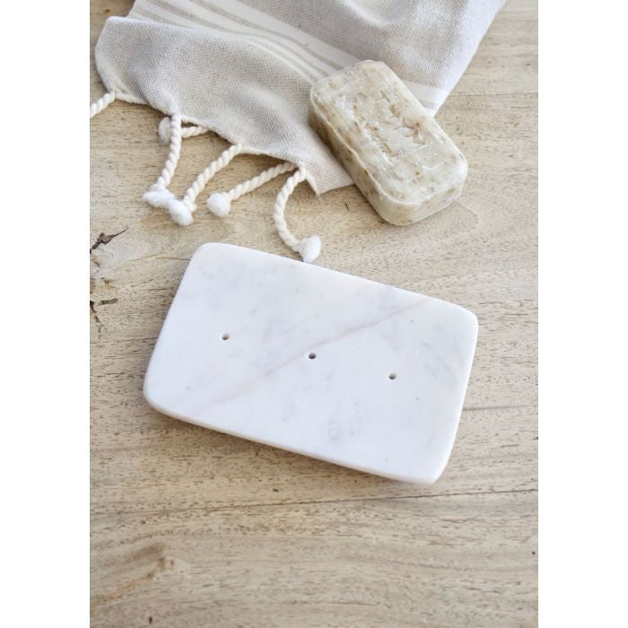White Marble Soap Dish