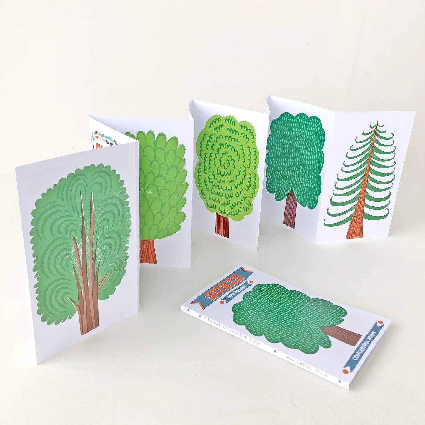 Sukie Concertina Card - 3 Designs