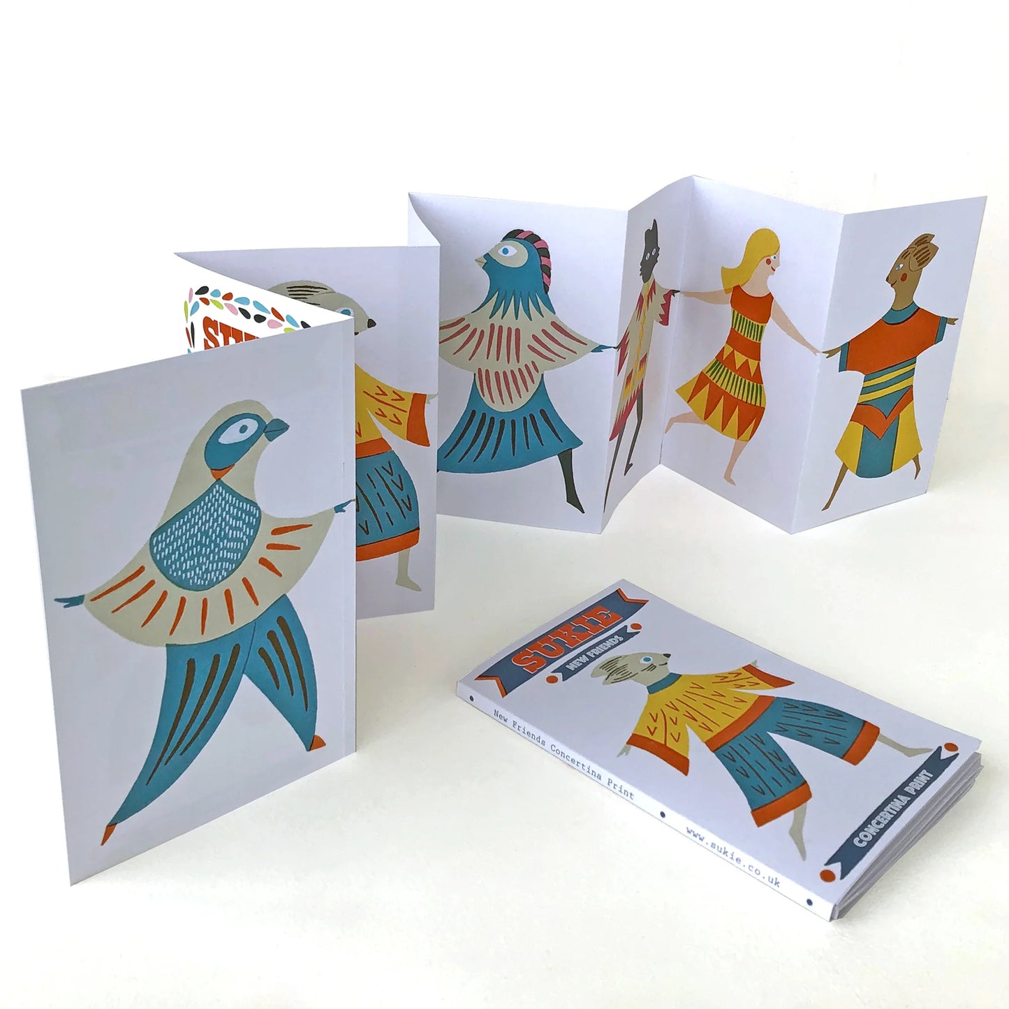 Sukie Concertina Card - 3 Designs