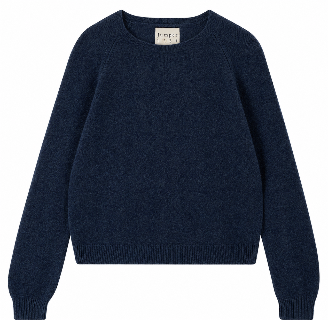 Crop Crew Jumper / Atlantic Deep