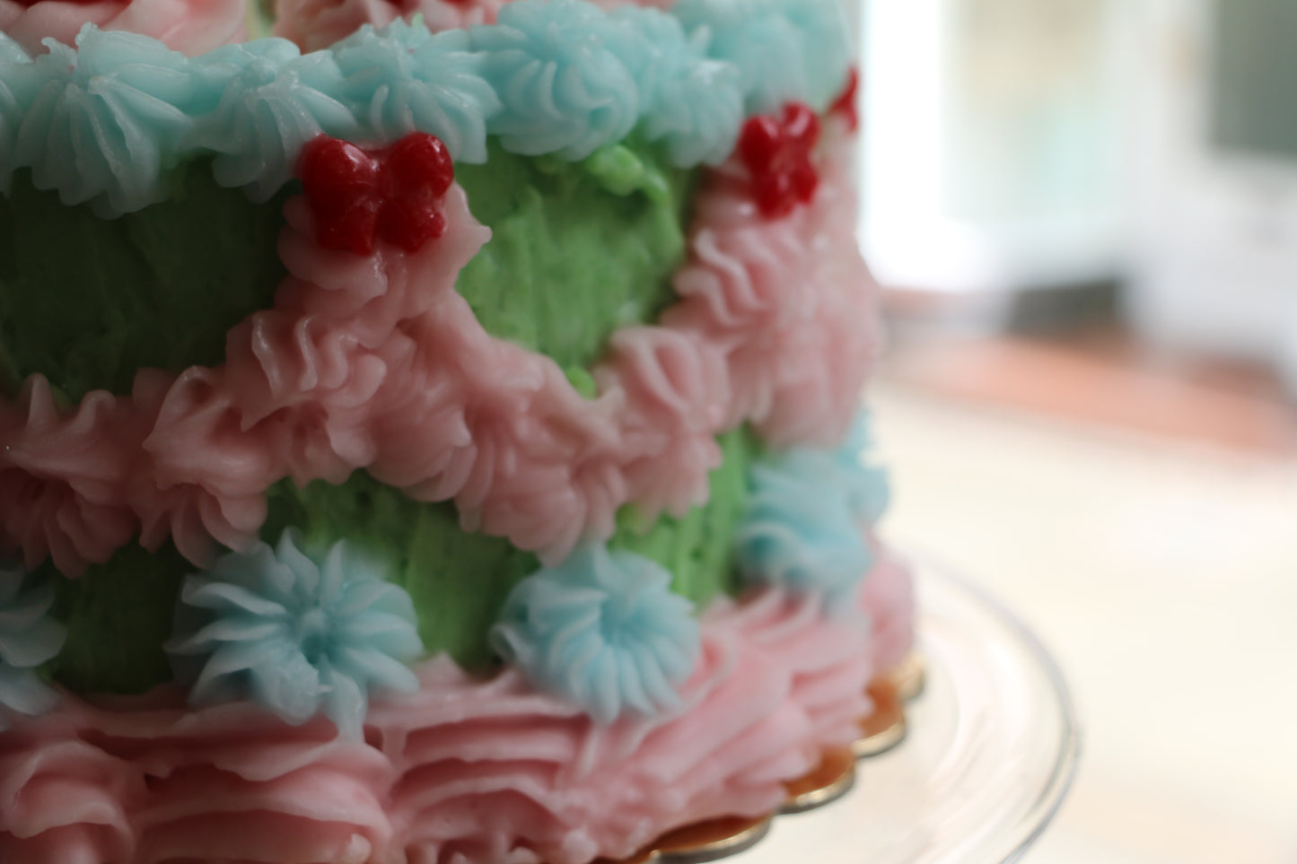 Lambeth Cake Wax Candle No.2