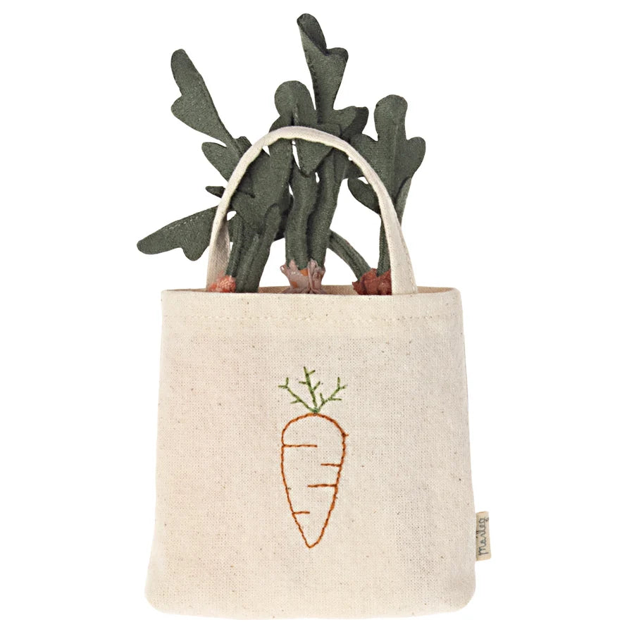 Maileg Carrots in Shopping Bag