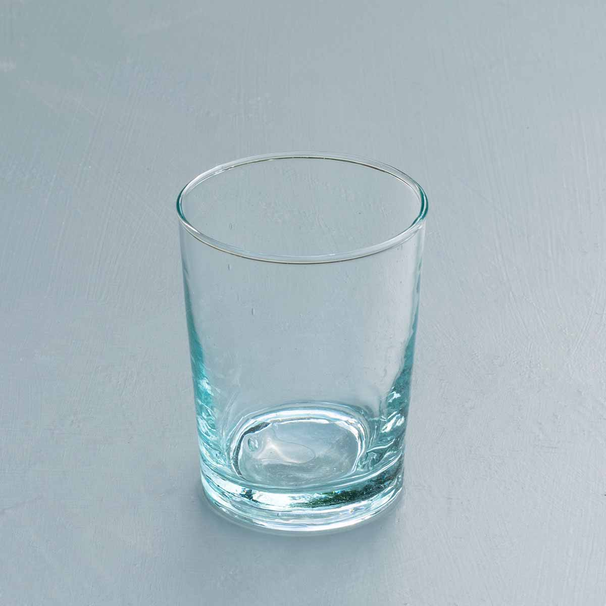 6 Tapered Clear Recycled Glass Tumblers