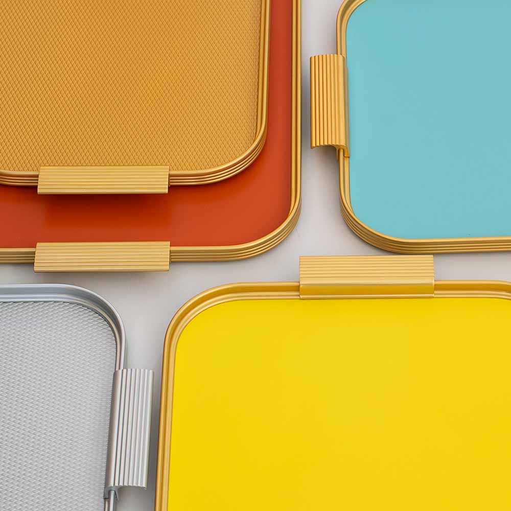 Kaymet Tray - Large / Yellow and Gold